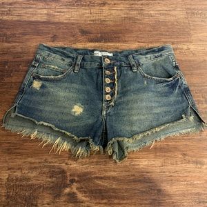 FREE PEOPLE Cut Off Shorts